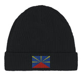 Bonnet coton naturel la réunion broderie usage quotidien