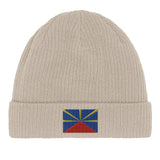 Bonnet coton naturel la réunion broderie usage quotidien