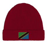 Bonnet coton naturel tanzanie broderie usage quotidien
