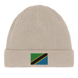 Bonnet coton naturel tanzanie broderie usage quotidien