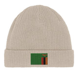 Bonnet coton naturel zambie broderie usage quotidien