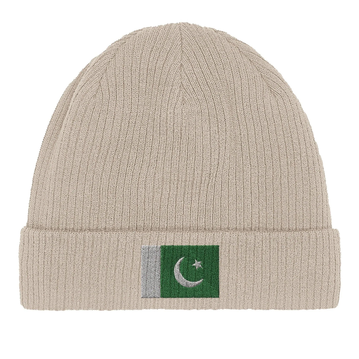 Bonnet coton pakistan broderie motif drapeau respirabilité