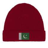 Bonnet coton pakistan broderie motif drapeau respirabilité