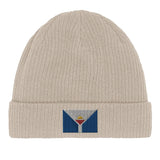 Bonnet coton saint-martin broderie drapeau antilles française