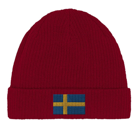 Bonnet coton suède broderie drapeau respirabilité optimale