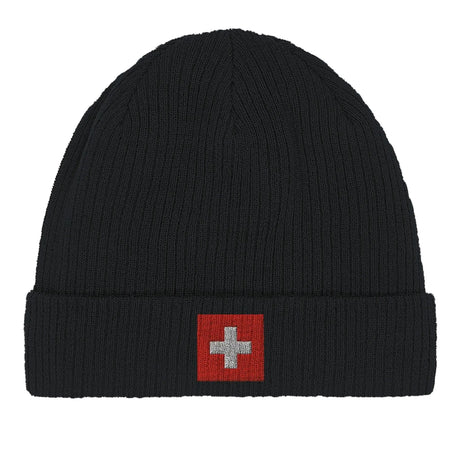 Bonnet coton suisse broderie armoiries respirabilité optimale