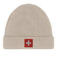 Bonnet coton suisse broderie armoiries respirabilité optimale