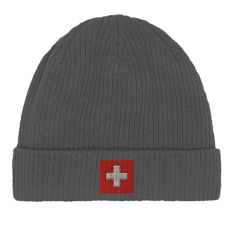 Bonnet coton suisse broderie armoiries respirabilité optimale