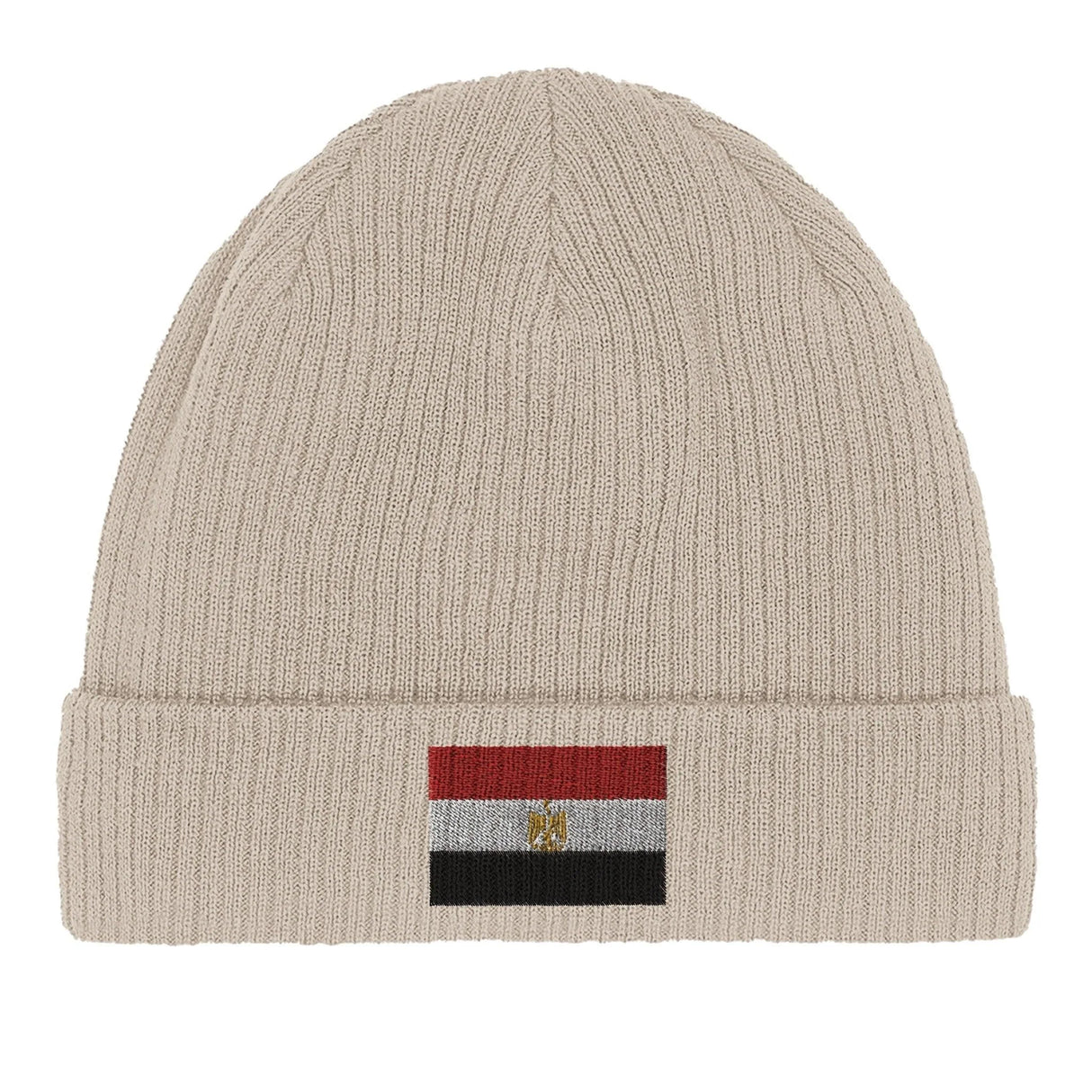 Bonnet égypte coton naturel broderie usage quotidien