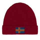 Bonnet en coton drapeau d’åland - pixelformaflag