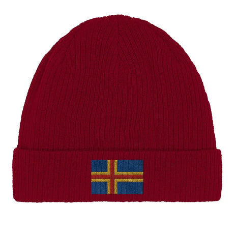 Bonnet en coton drapeau d’åland - pixelformaflag