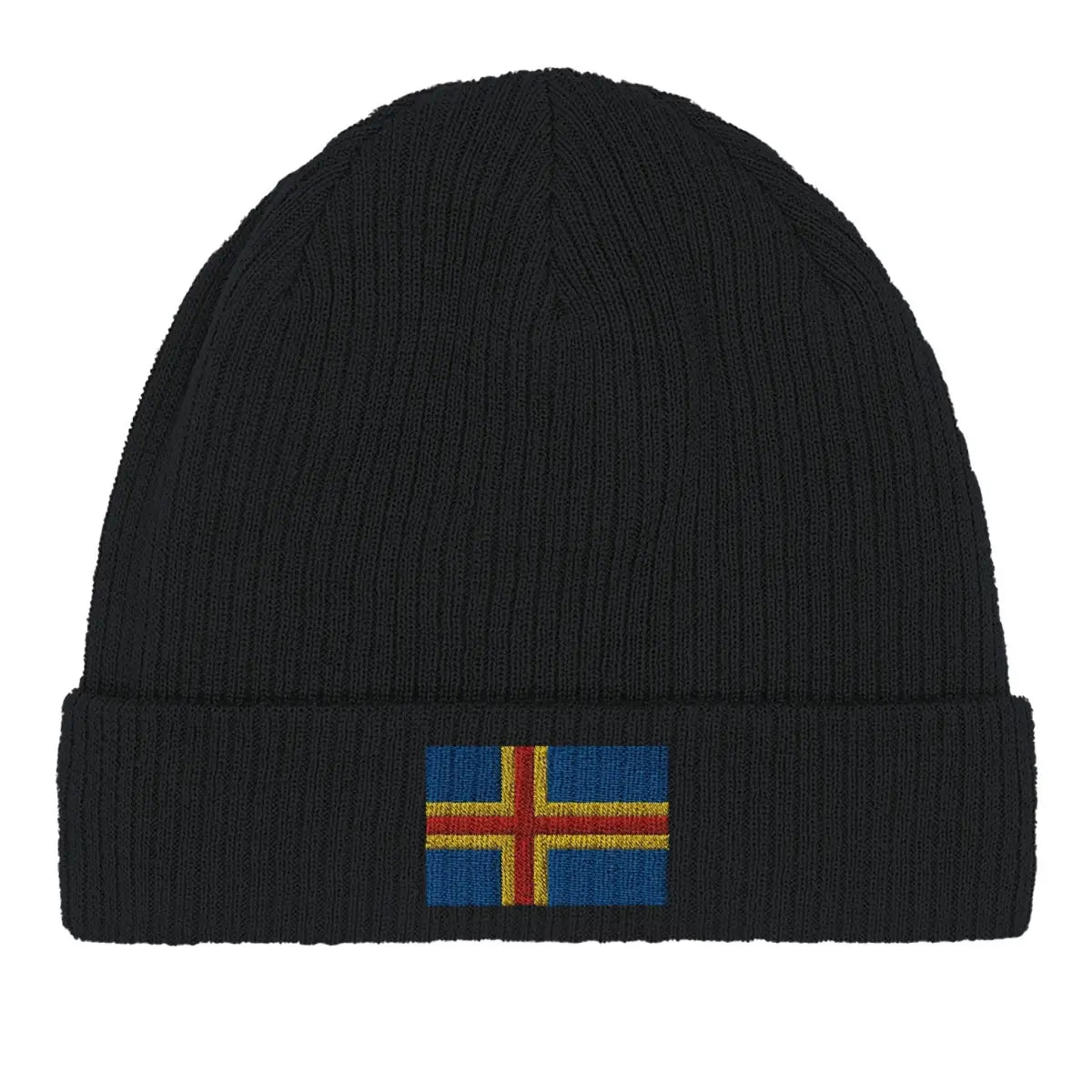 Bonnet en coton drapeau d’åland - pixelformaflag