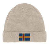 Bonnet en coton drapeau d’åland - pixelformaflag