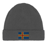 Bonnet en coton drapeau d’åland - pixelformaflag