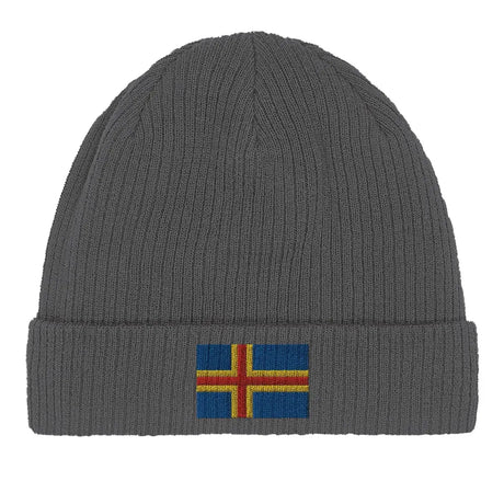Bonnet en coton drapeau d’åland - pixelformaflag