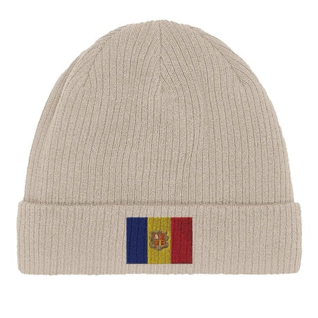 Bonnet en coton drapeau d’andorre - pixelformaflag