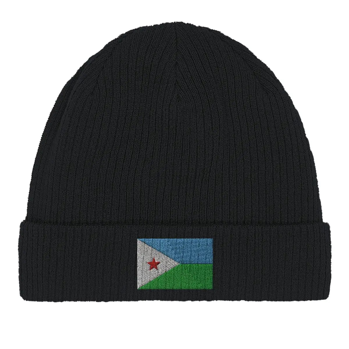 Bonnet en coton drapeau de djibouti - pixelformaflag