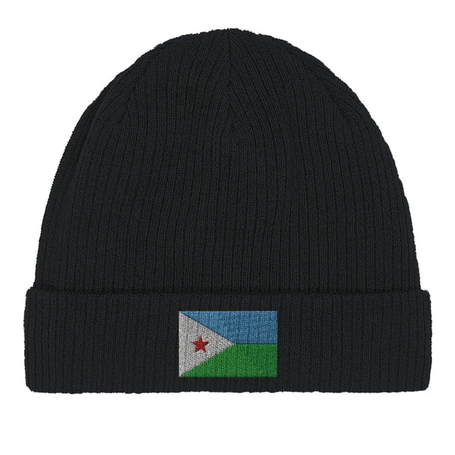 Bonnet en coton drapeau de djibouti - pixelformaflag