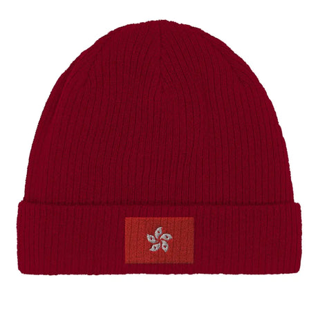 Bonnet en coton drapeau de hong kong - pixelformaflag