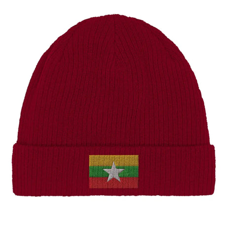 Bonnet en coton drapeau de la birmanie - pixelformaflag