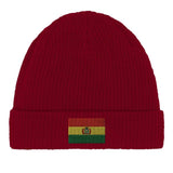 Bonnet en coton drapeau de la bolivie - pixelformaflag