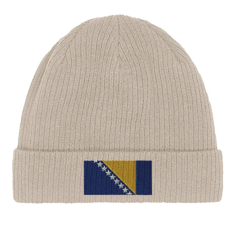 Bonnet en coton drapeau de la bosnie-herzégovine - pixelformaflag