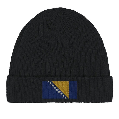 Bonnet en coton drapeau de la bosnie-herzégovine - pixelformaflag