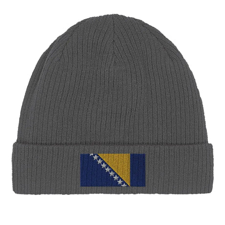 Bonnet en coton drapeau de la bosnie-herzégovine - pixelformaflag