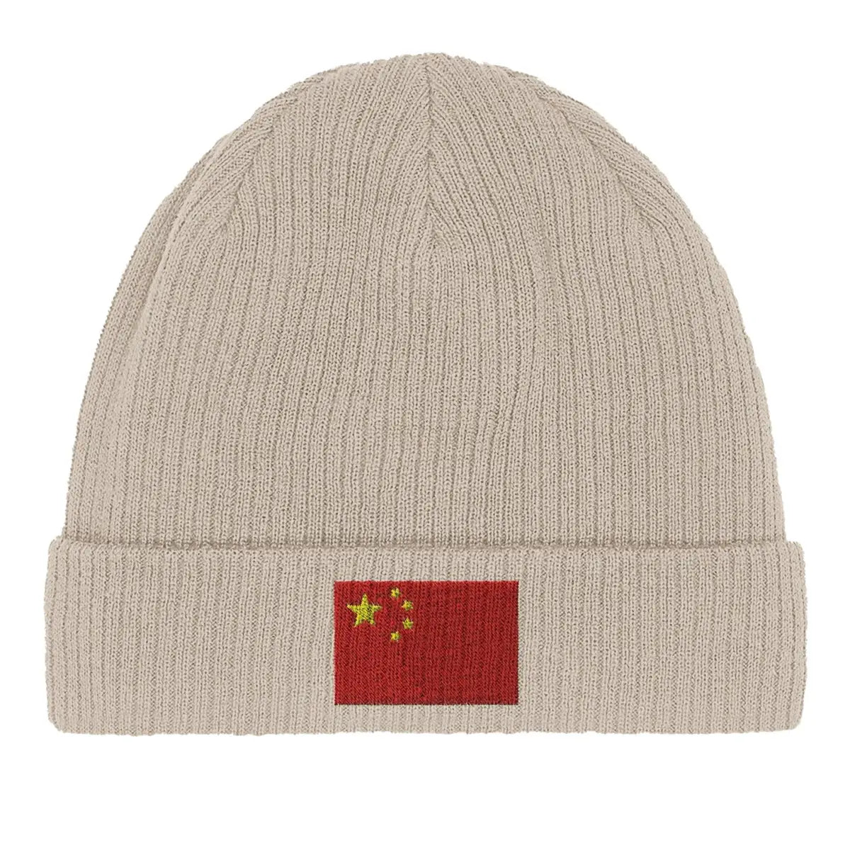 Bonnet en coton Drapeau de la Chine - Pixelforma 