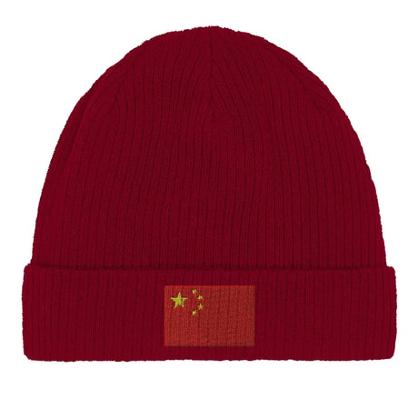 Bonnet en coton drapeau de la chine - pixelformaflag