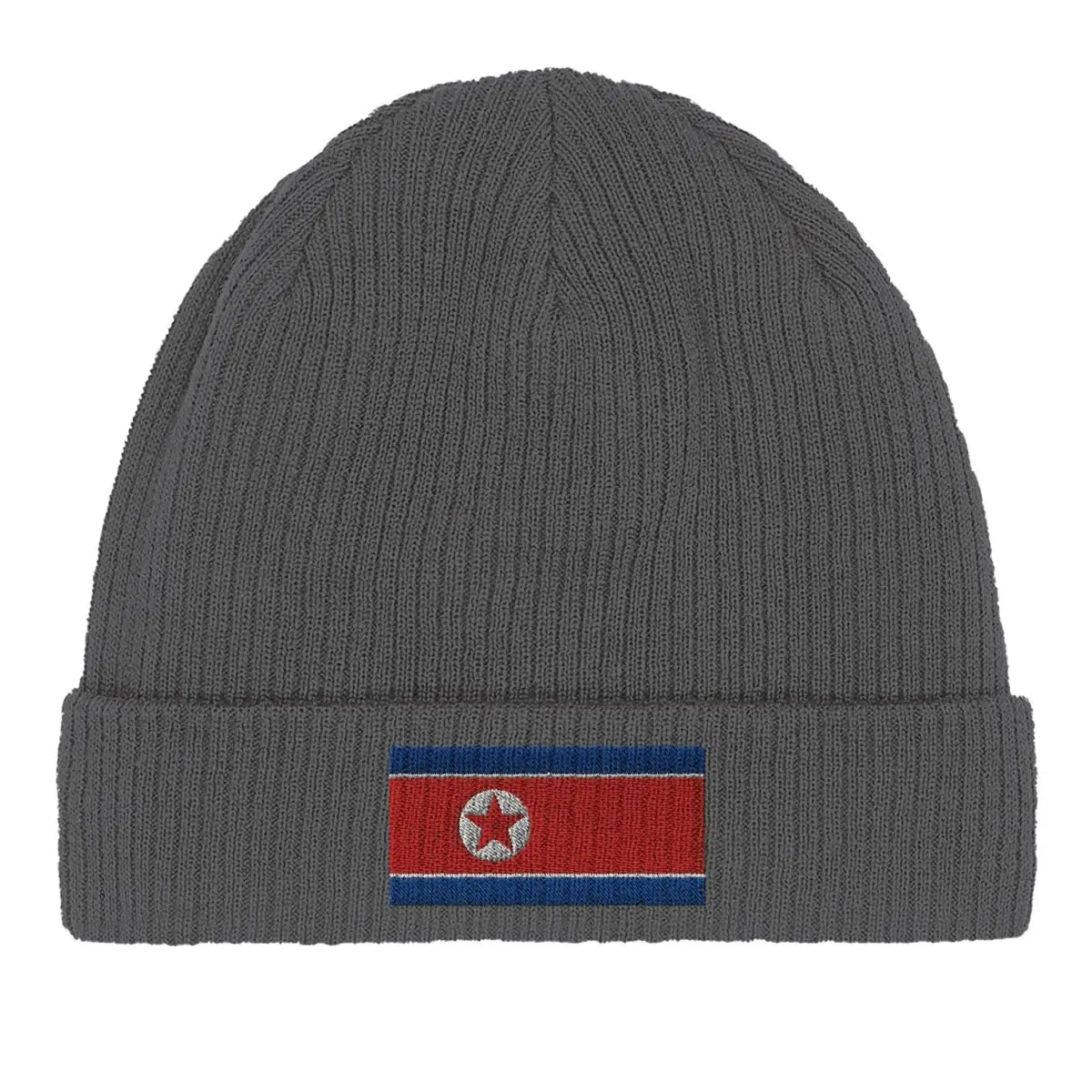 Bonnet en coton drapeau de la corée du nord - pixelformaflag