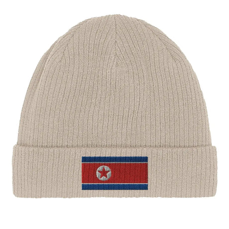 Bonnet en coton drapeau de la corée du nord - pixelformaflag