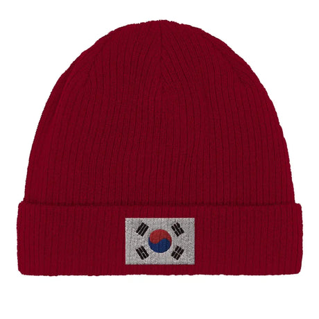 Bonnet en coton drapeau de la corée du sud - pixelformaflag