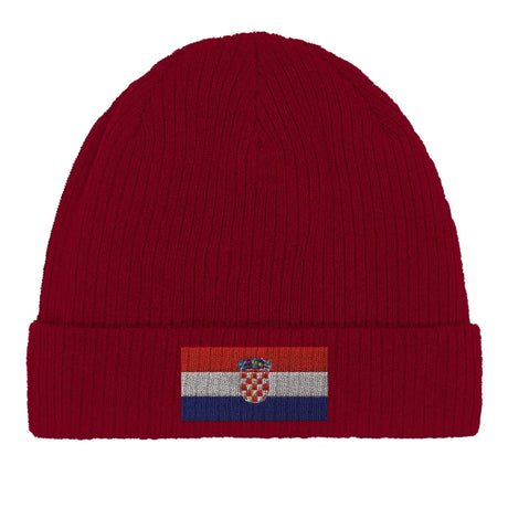 Bonnet en coton drapeau de la croatie - pixelformaflag