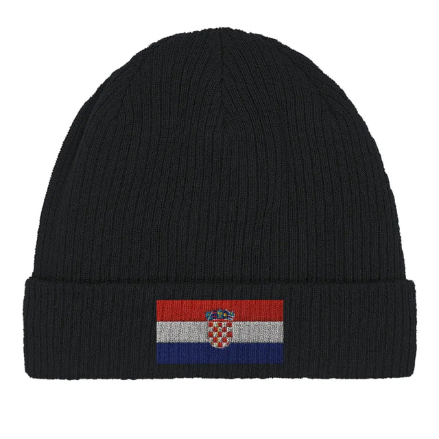 Bonnet en coton drapeau de la croatie - pixelformaflag