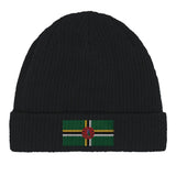 Bonnet en coton drapeau de la dominique - pixelformaflag