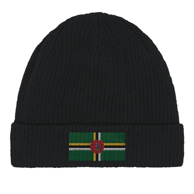 Bonnet en coton drapeau de la dominique - pixelformaflag