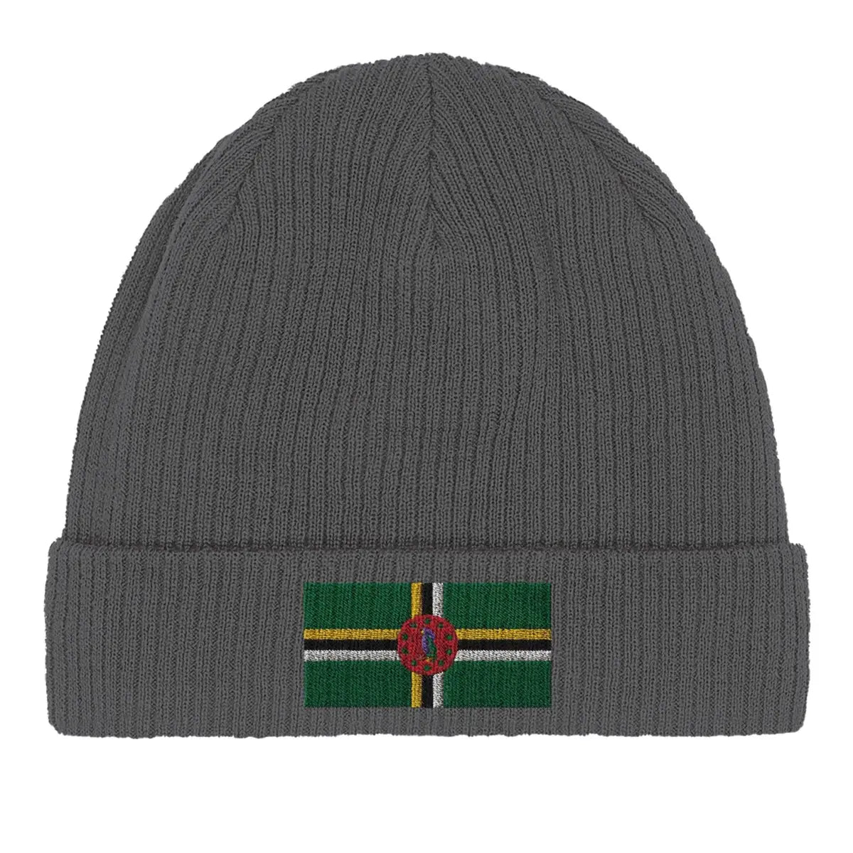 Bonnet en coton drapeau de la dominique - pixelformaflag