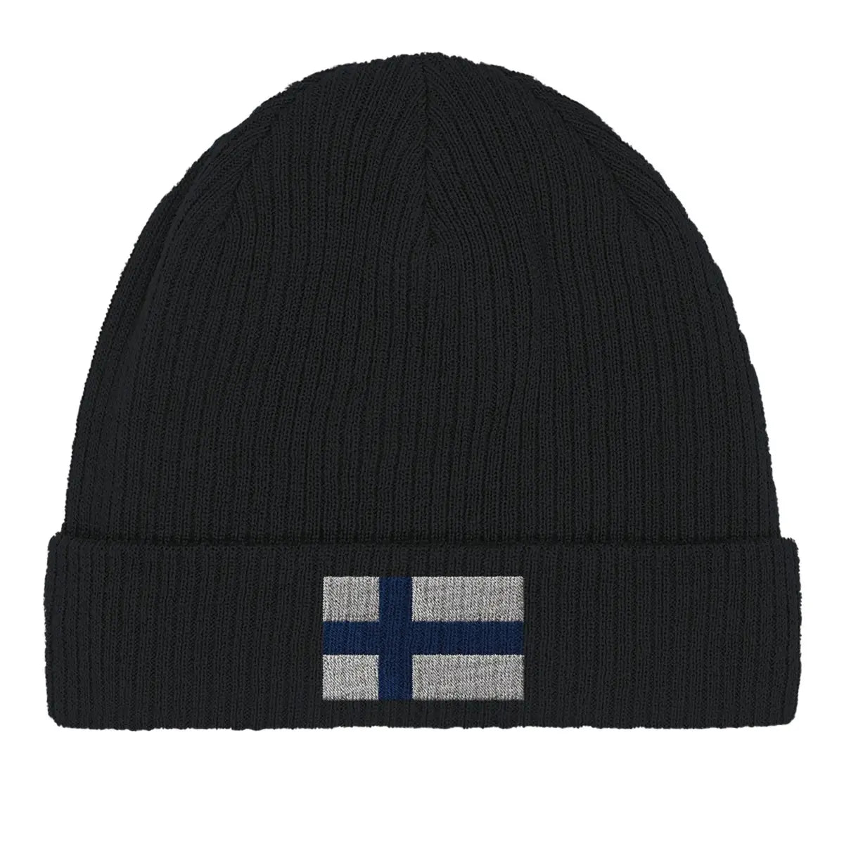 Bonnet en coton drapeau de la finlande - pixelformaflag