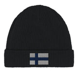Bonnet en coton drapeau de la finlande - pixelformaflag