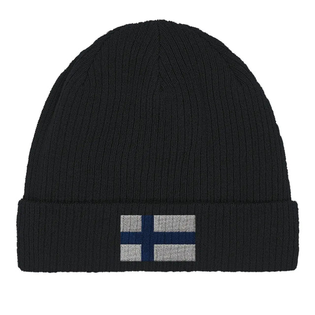 Bonnet en coton drapeau de la finlande - pixelformaflag