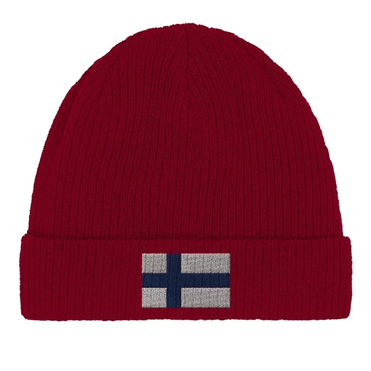 Bonnet en coton drapeau de la finlande - pixelformaflag