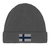 Bonnet en coton drapeau de la finlande - pixelformaflag