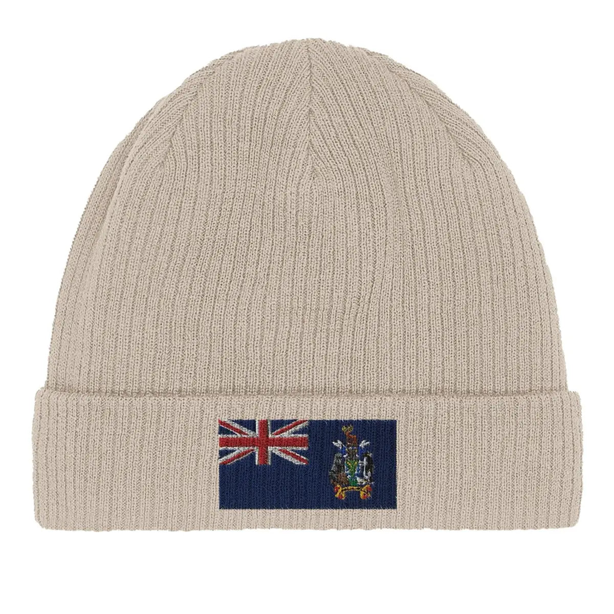 Bonnet en coton drapeau de la géorgie du sud-et-les îles sandwich du sud - pixelformaflag