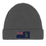 Bonnet en coton drapeau de la géorgie du sud-et-les îles sandwich du sud - pixelformaflag
