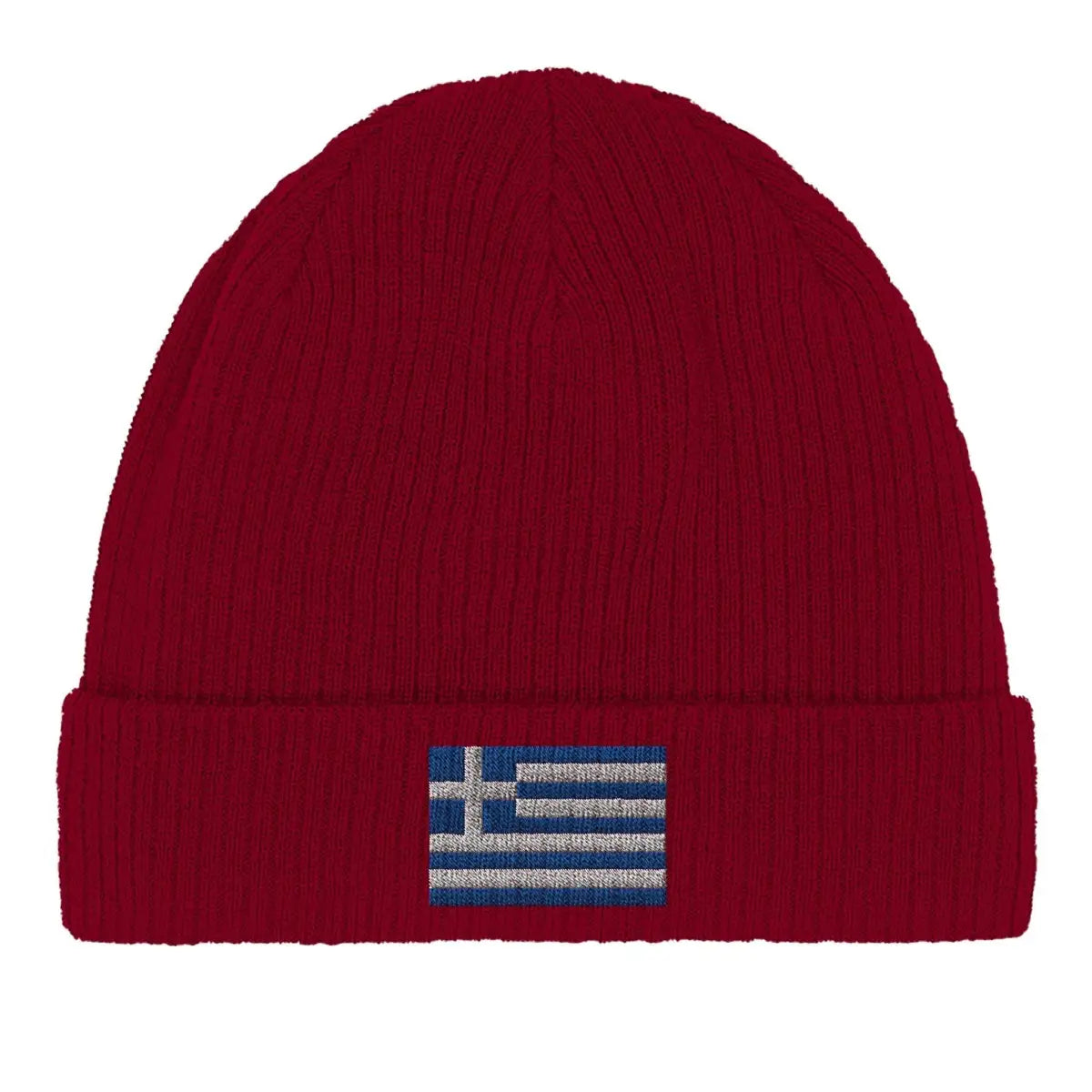Bonnet en coton drapeau de la grèce - pixelformaflag