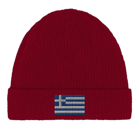Bonnet en coton drapeau de la grèce - pixelformaflag