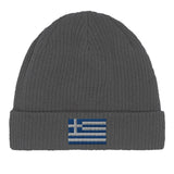 Bonnet en coton drapeau de la grèce - pixelformaflag