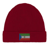 Bonnet en coton drapeau de la guinée équatoriale - pixelformaflag