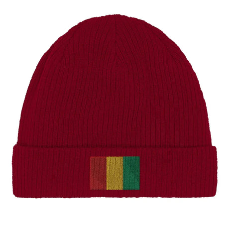 Bonnet en coton drapeau de la guinée - pixelformaflag
